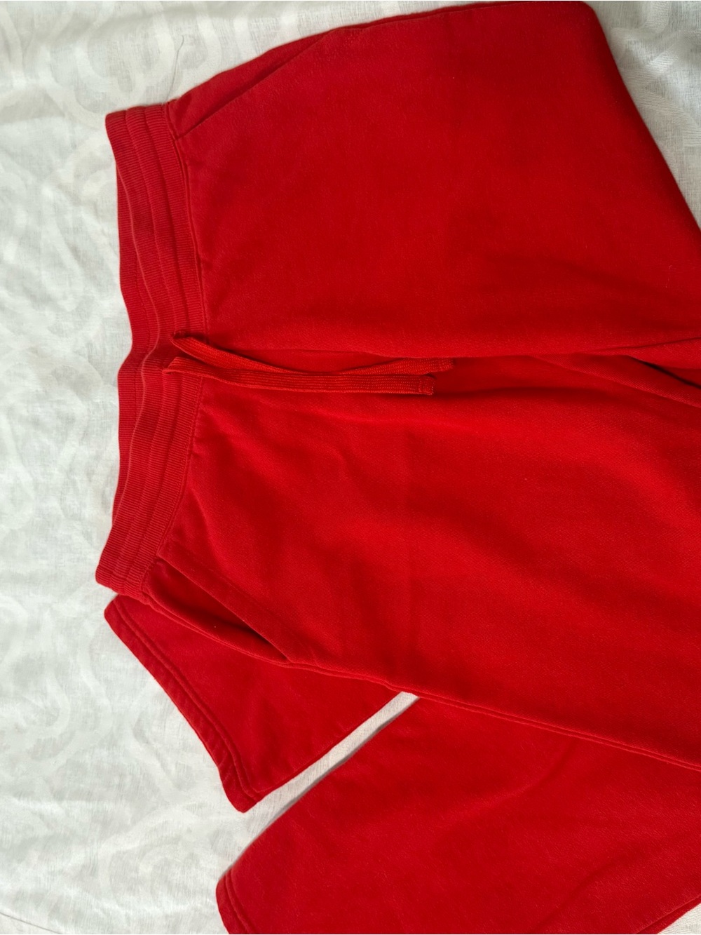 Amazon Essentials Red Fleece Sweatpants - Picture 7 of 10